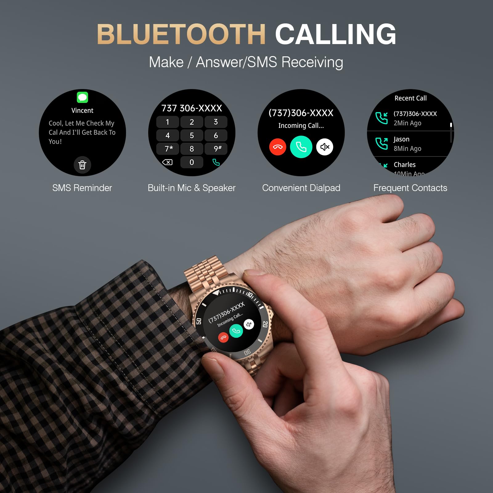2025 Da Gpt Smart Watch, Deep Search, Heart Rate, Blood Pressure, Blood Oxygen, Sleep Monitor, 107 Sports Modes, Waterproof Roun